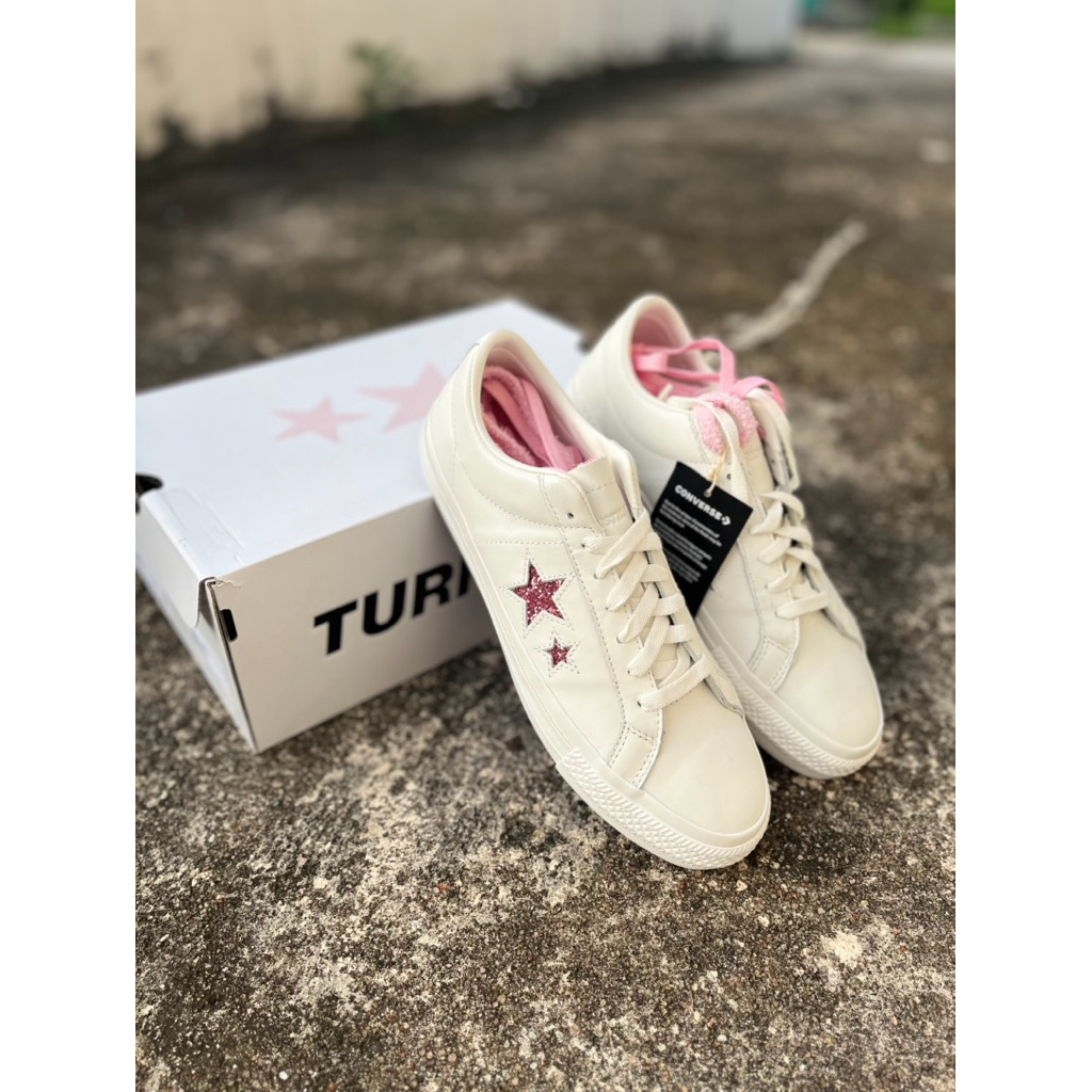 CONVERSE ONE STAR X TURNSTILE WHITE PINK ORIGINAL