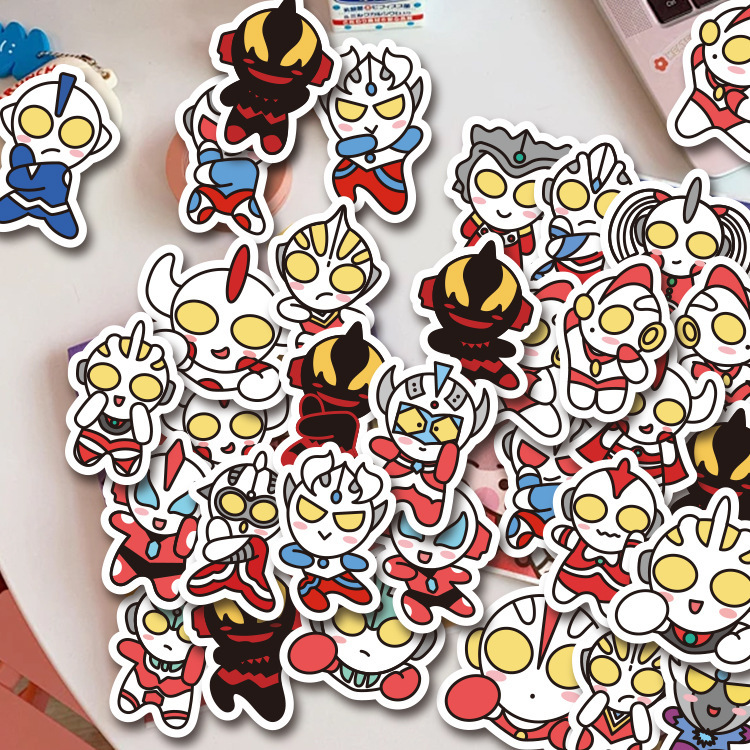 

Stiker Ultraman Q-Version Imut – Full Set Gaya Jepang, Tiga, Kartun Aesthetic ala Xiaohongshu, Cocok untuk Laptop, HP, Buku