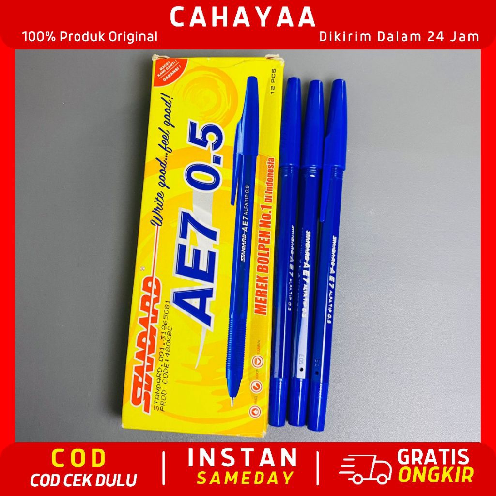 

Pulpen Biru Standar