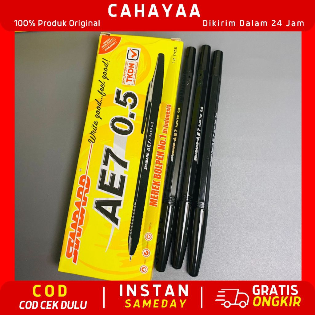 

Pulpen Standar Hitam