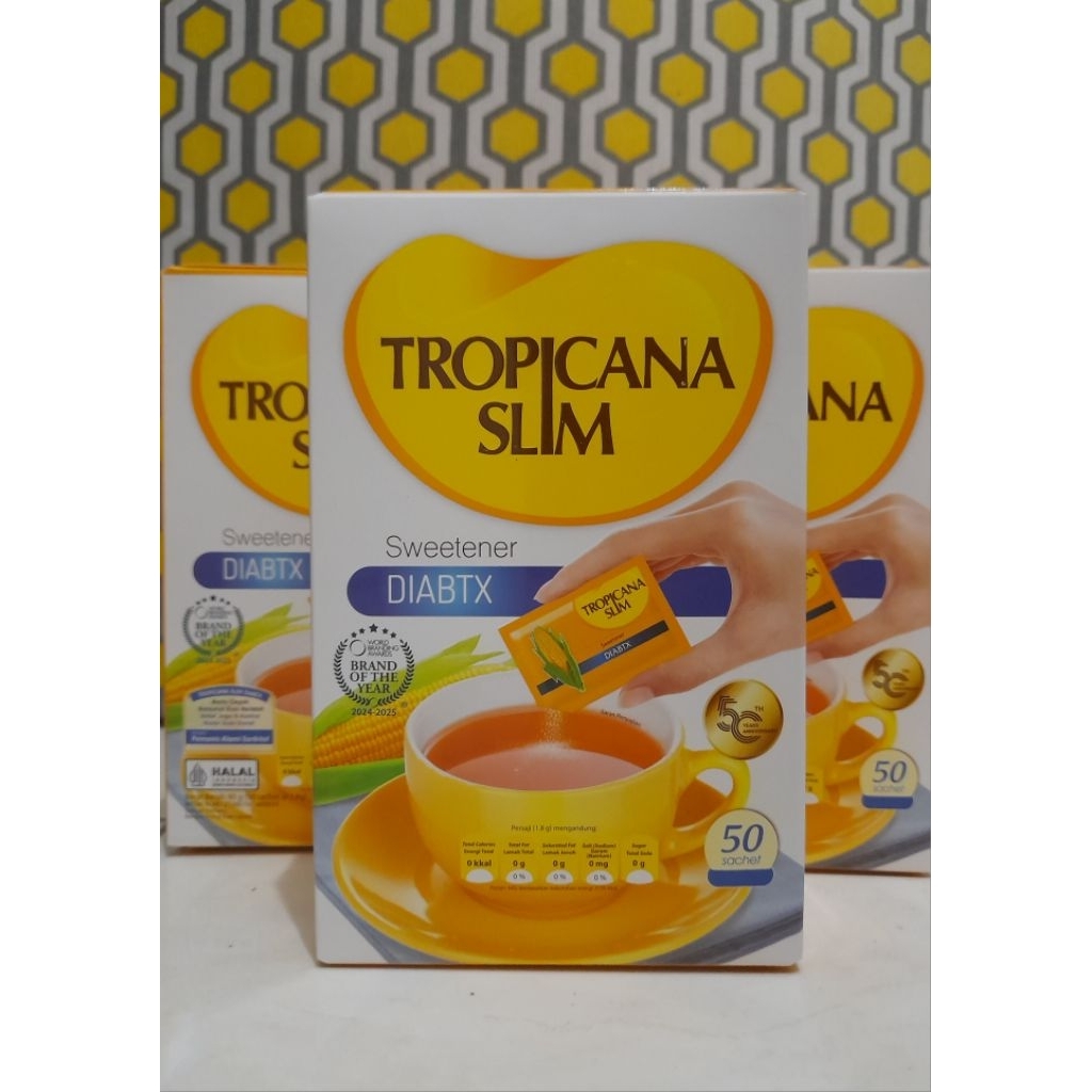 

Tropicana Slim DIABTX Sweetener Diabetics khusus Diabetes