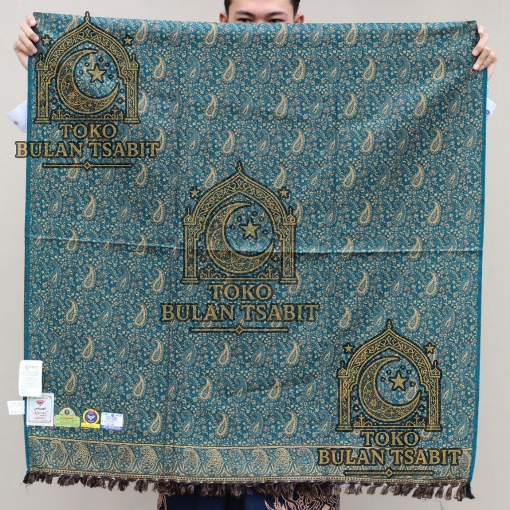 Sorban Kashmiri Almas Kualitas Premium - Sorban Kashmiri - Sorban Haji Muslim