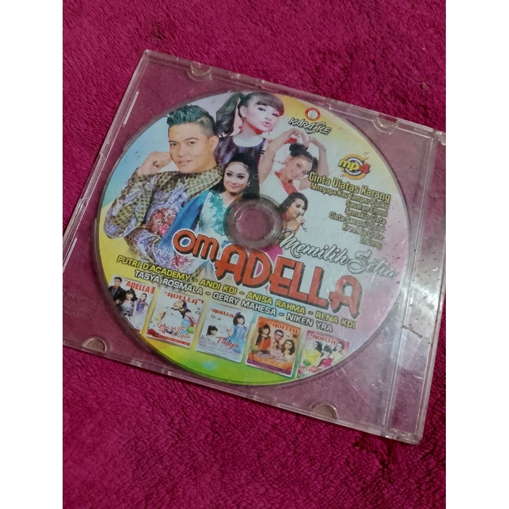 Kaset DVD mp4 Musik - OM ADELLA (NO COVER)
