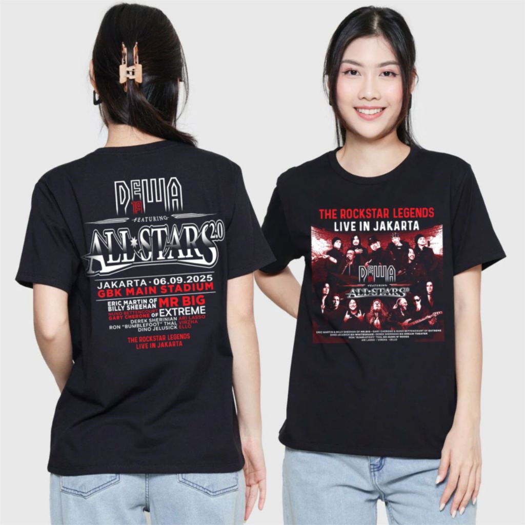Dewa - Kaos Dewa 19 - Dewa 19 All Stars 2 - Konser Dewa 19  GBK
