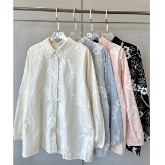 Blouse Bangkok Brokat Terbaru