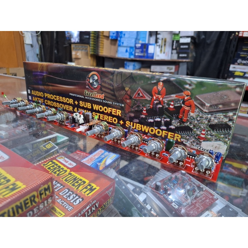 KIT AUDIO PROCESSOR PLUS SUBWOOFER SUB PROCESSOR EXCELLENT