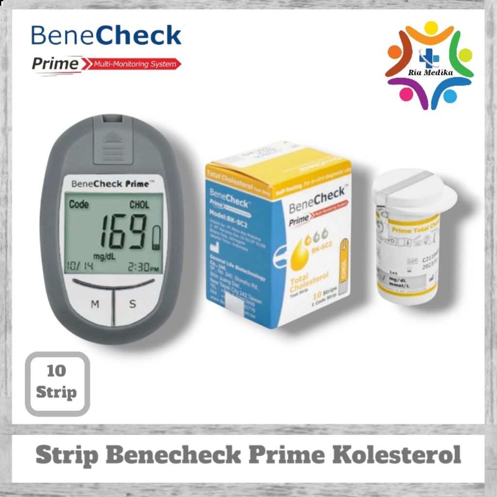 Strip Benecheck Prime Kolesterol  Refill Benecheck Prime Kolesterol Isi Ulang Benecheck Prime Kolest