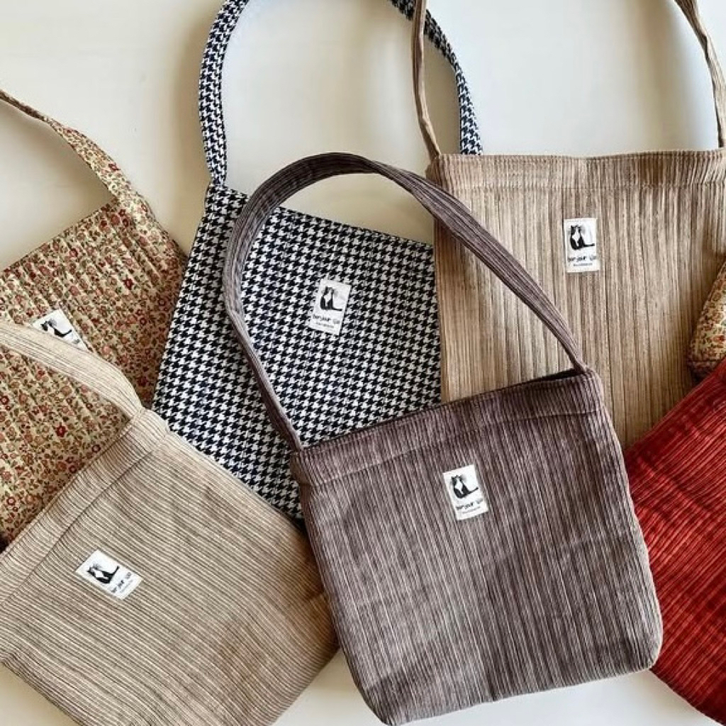 Bonjour Lilo Houndstooth Totebag / Shoulder Bag