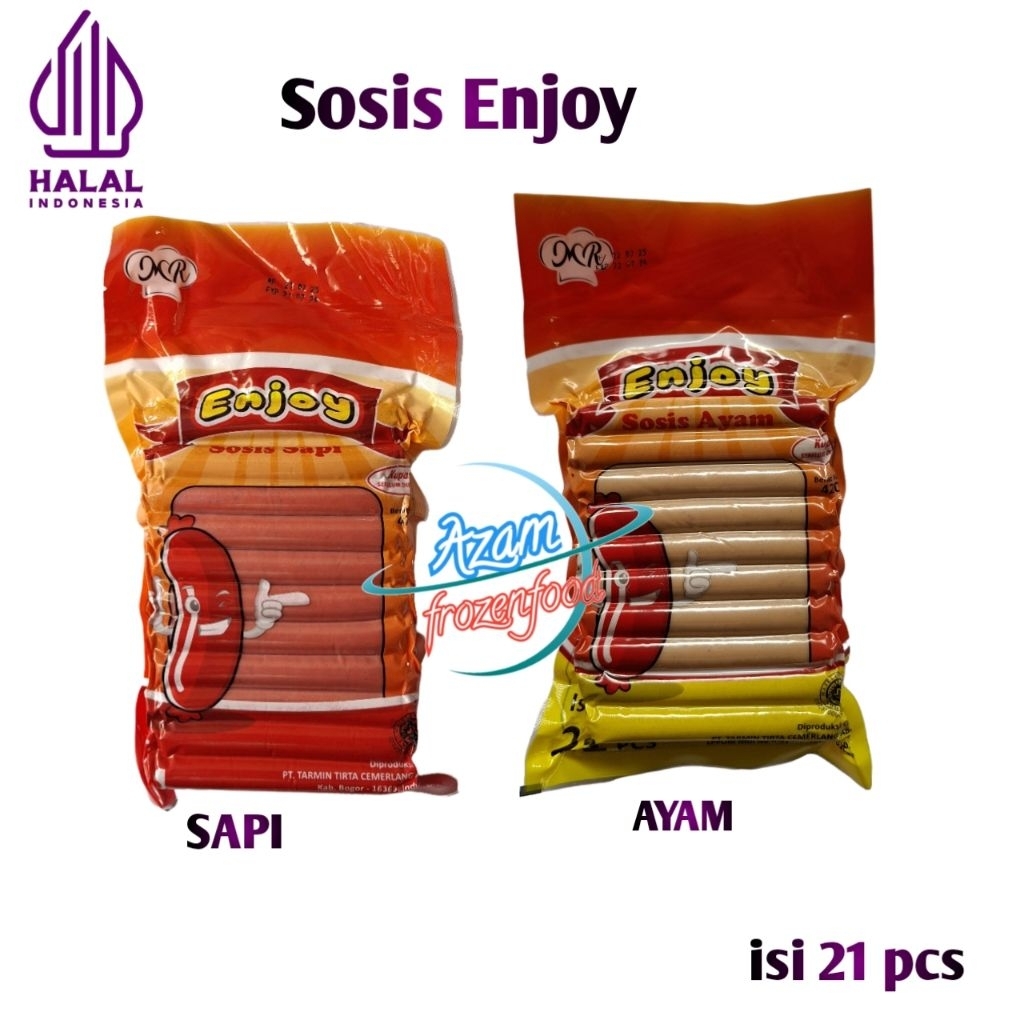 

SOSIS SAPI AYAM DAN SAPI ENJOY isi 21 pcs