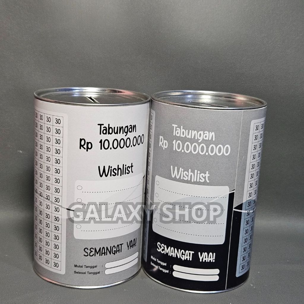 Celengan Target 30k Target 10jt Celengan Buka Tutup Celengan Permanen Celengan Target Viral