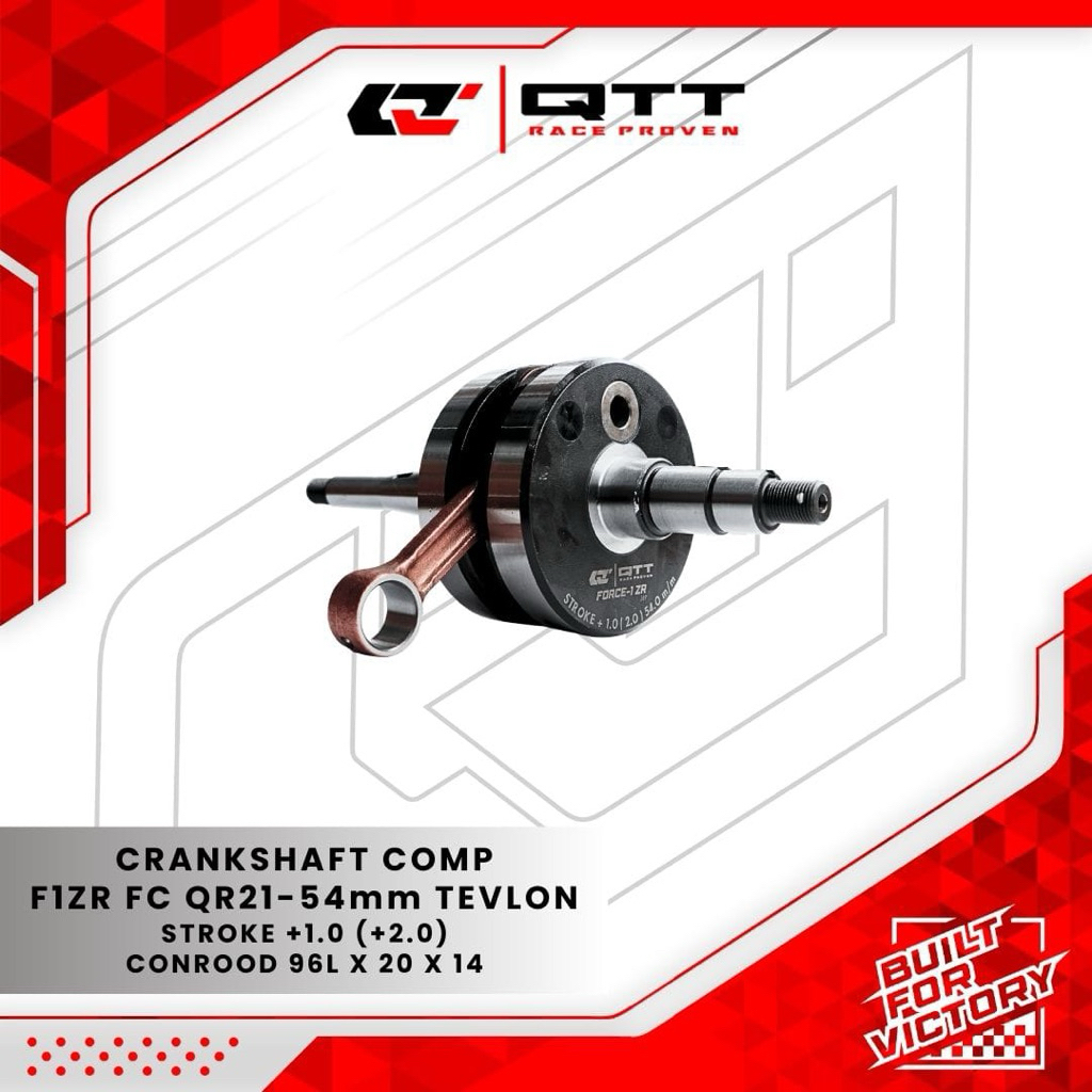 kruk as qtt fizr full clutch standar 0,5mm 0,8mm 1mm original TEVLON crankshaft