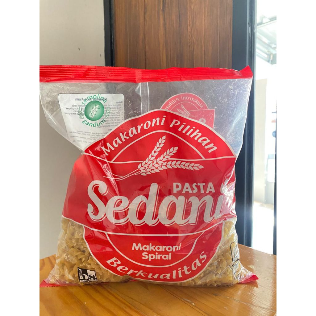 

Sedani Makaroni Kerang / Spiral / Pipa ukuran 1 kg