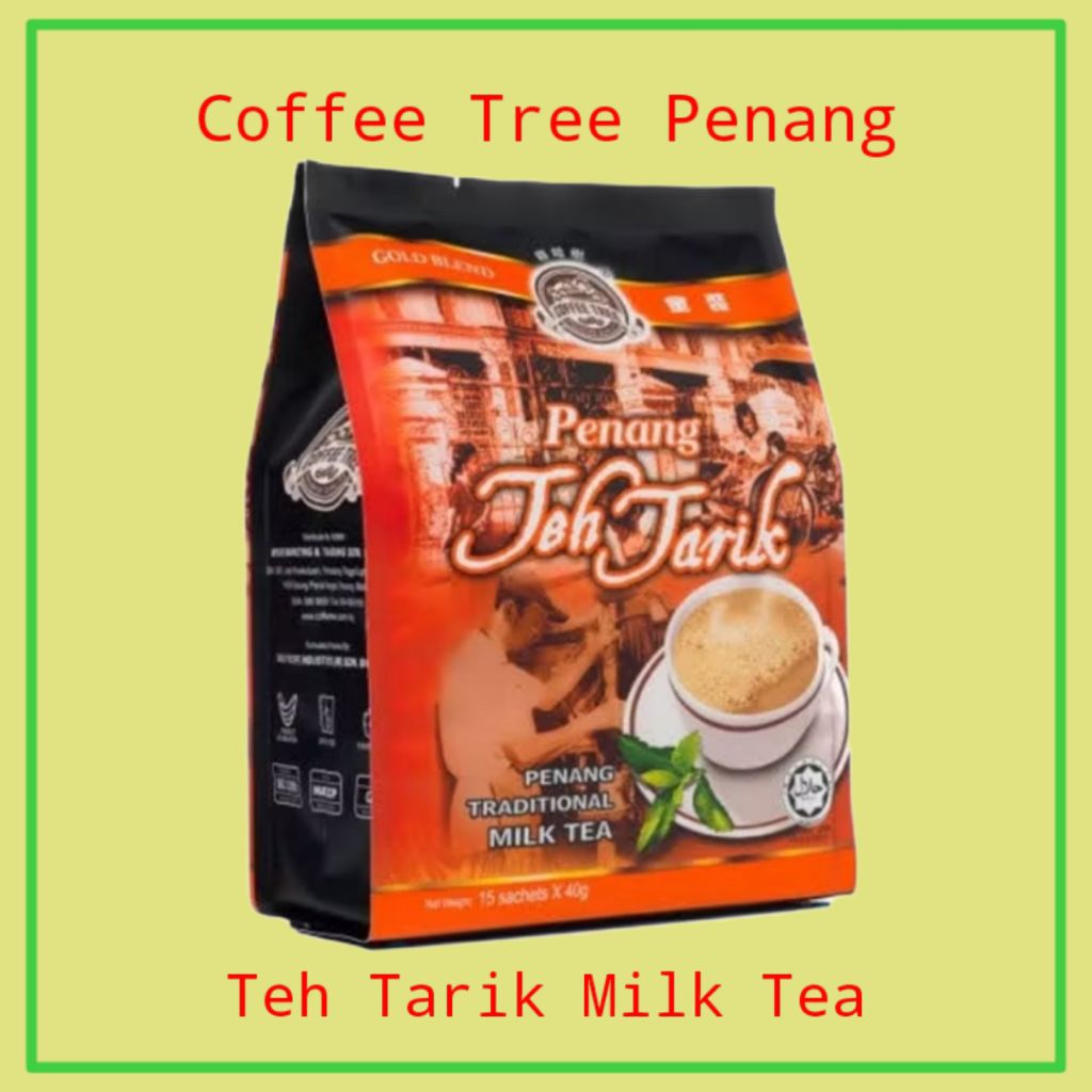 

Coffee Three Malaysia Penang Teh Tarik Milk Tea Teh Susu 15 Sachet X 40 Garam