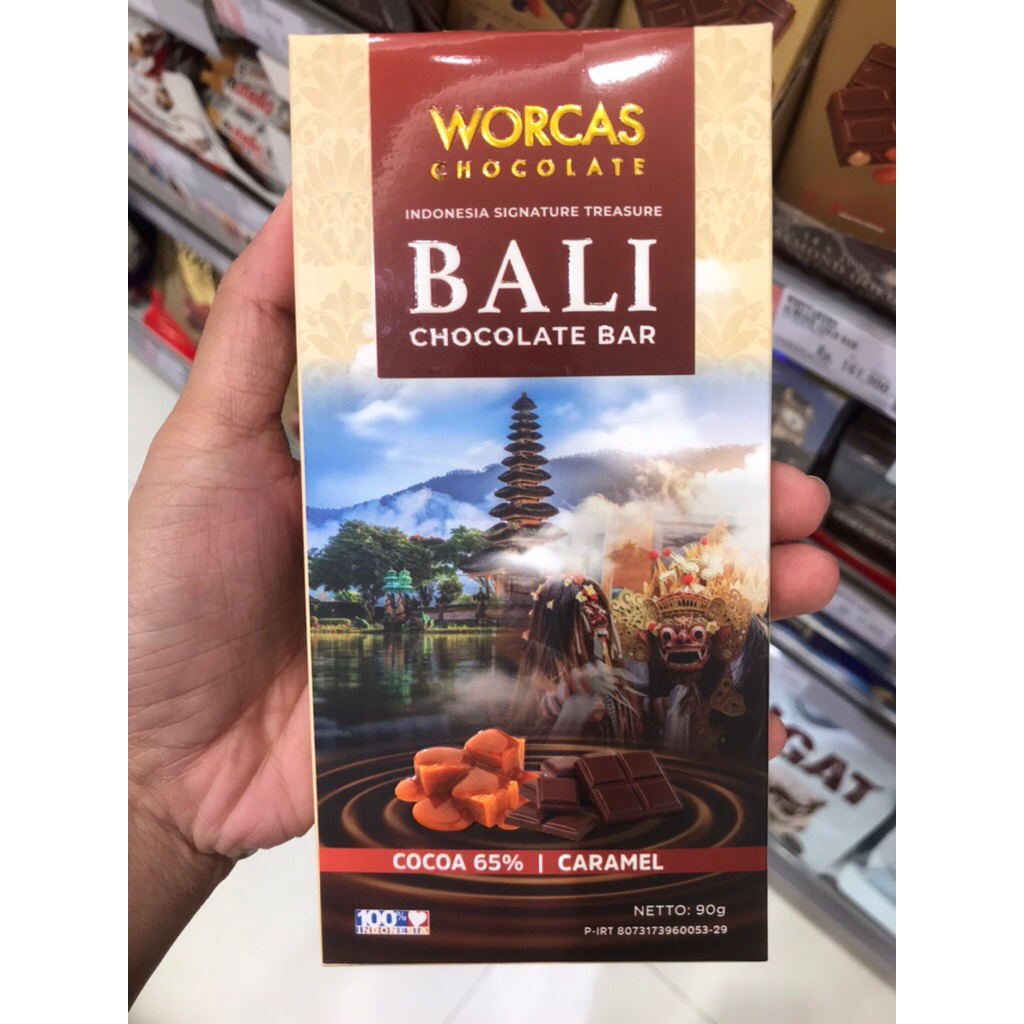 

Bali Chocolate Caramel Worcas Dark choco 65%