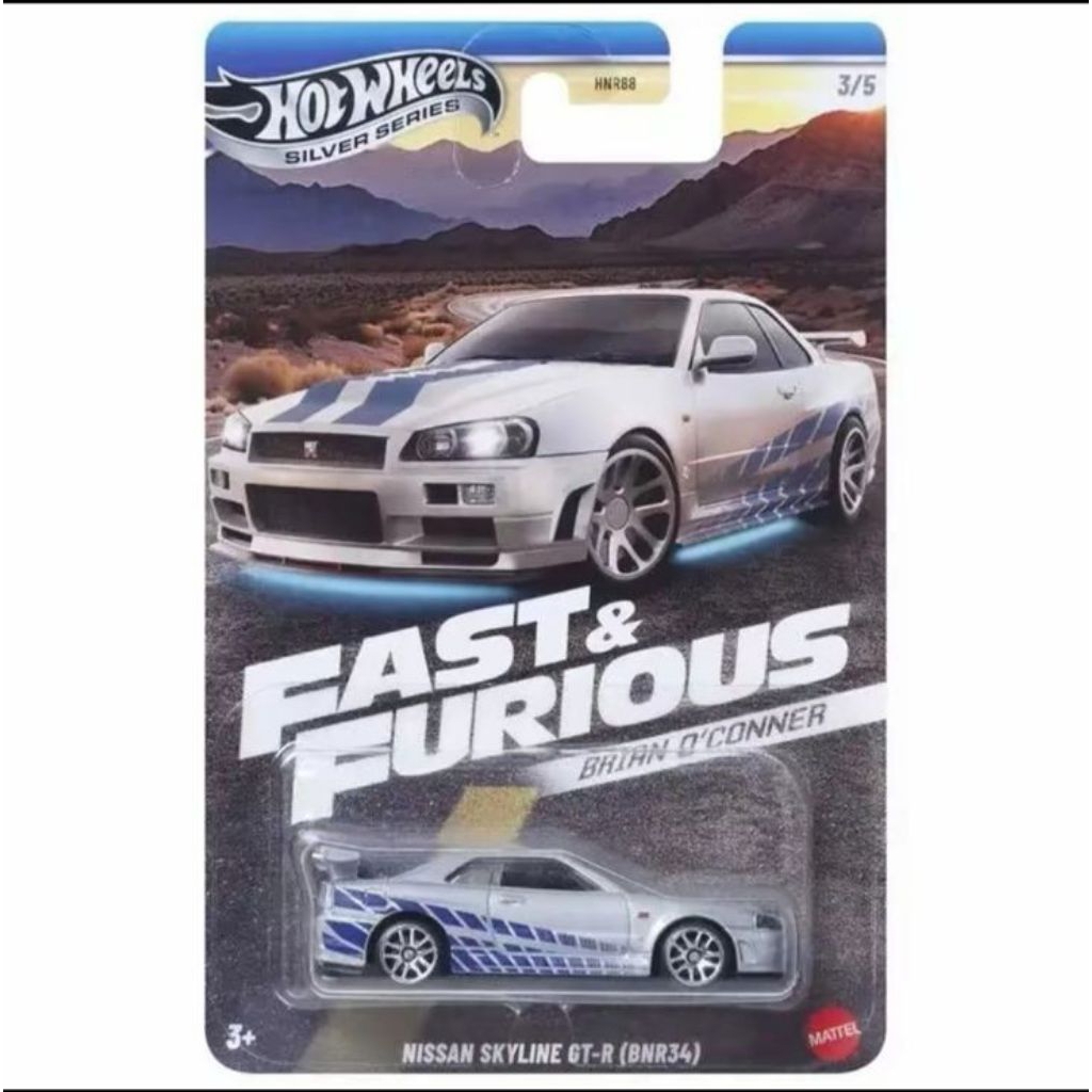 HOTWHEELS NISSAN SKYLINE R34 FAST AND FURIOUS