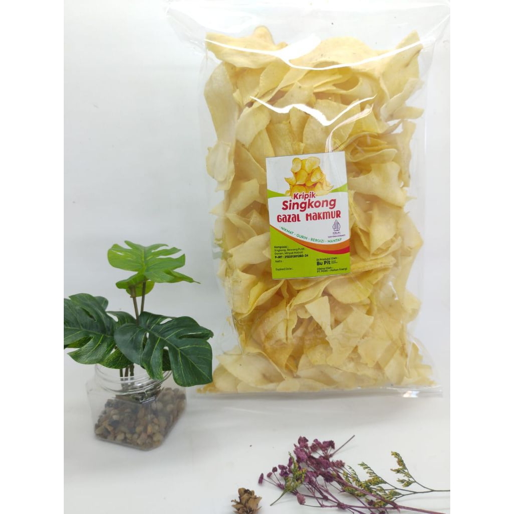 

Kripik Singkong Rasa Bawang Gazal Makmur(bu pit)Varian 250gram