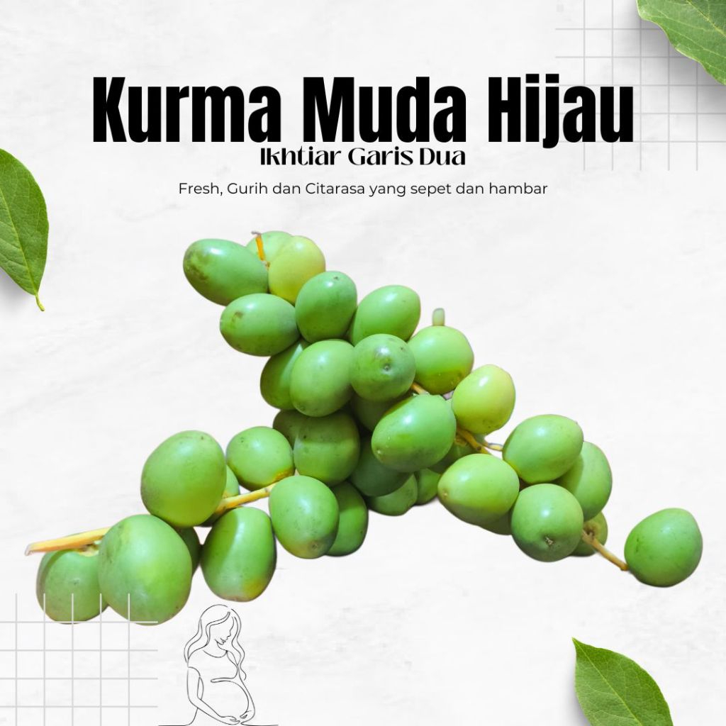 

Kurma Muda Hijau Premium / KurmaMuda Hijau Fresh / Buah KurmaMuda Hijau Segar