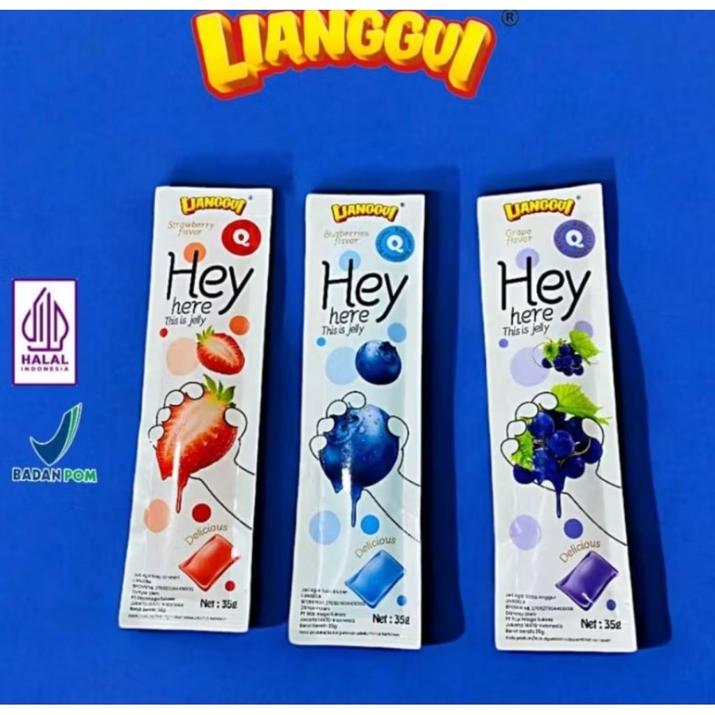 

Jelly Hey Lianggul 1box isi 30x30ml bikin Kenyang Nagiihh