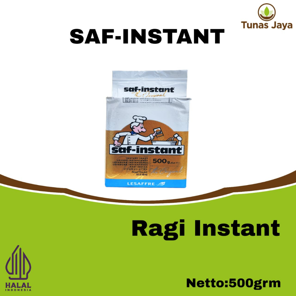 

Saf-Instant Dry Yeast 500 gr / Pengembang Roti Saf-Instant 500gr