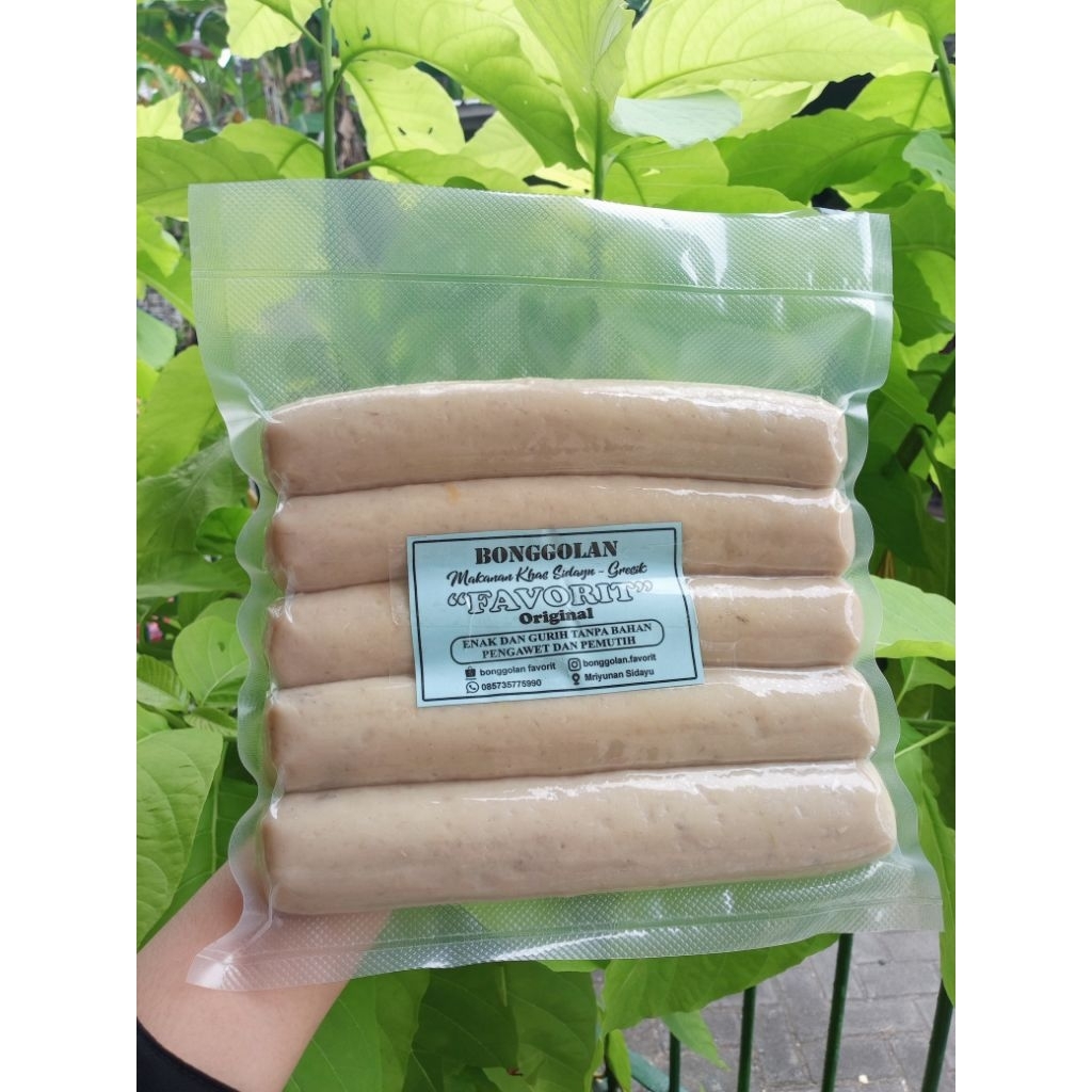 

Bonggolan ikan "FAVORIT" Varian Original (Sudah Kemasan Vacum)