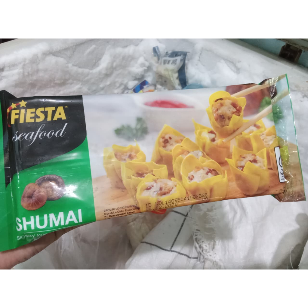 

Fiesta Seafood Siomay Jamur / Shumai Jamur isi 10pcs berat 180gr