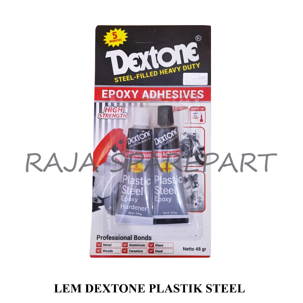 LEM DEXTONE EPOXY 5 MENIT / LEM DEXTONE PLASTIK STEEL LDP