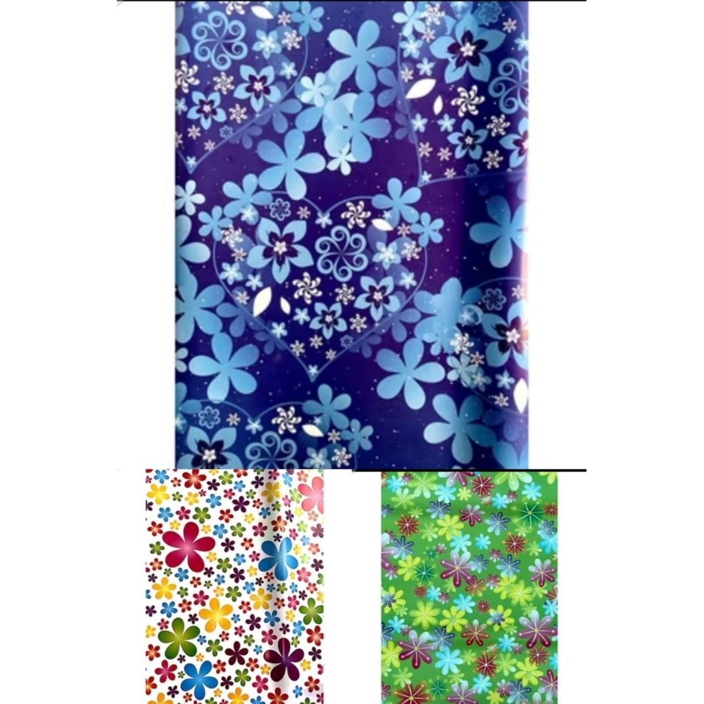 

KERTAS KADO GLOSSY MOTIF BUNGA ISI 1 LEMBAR