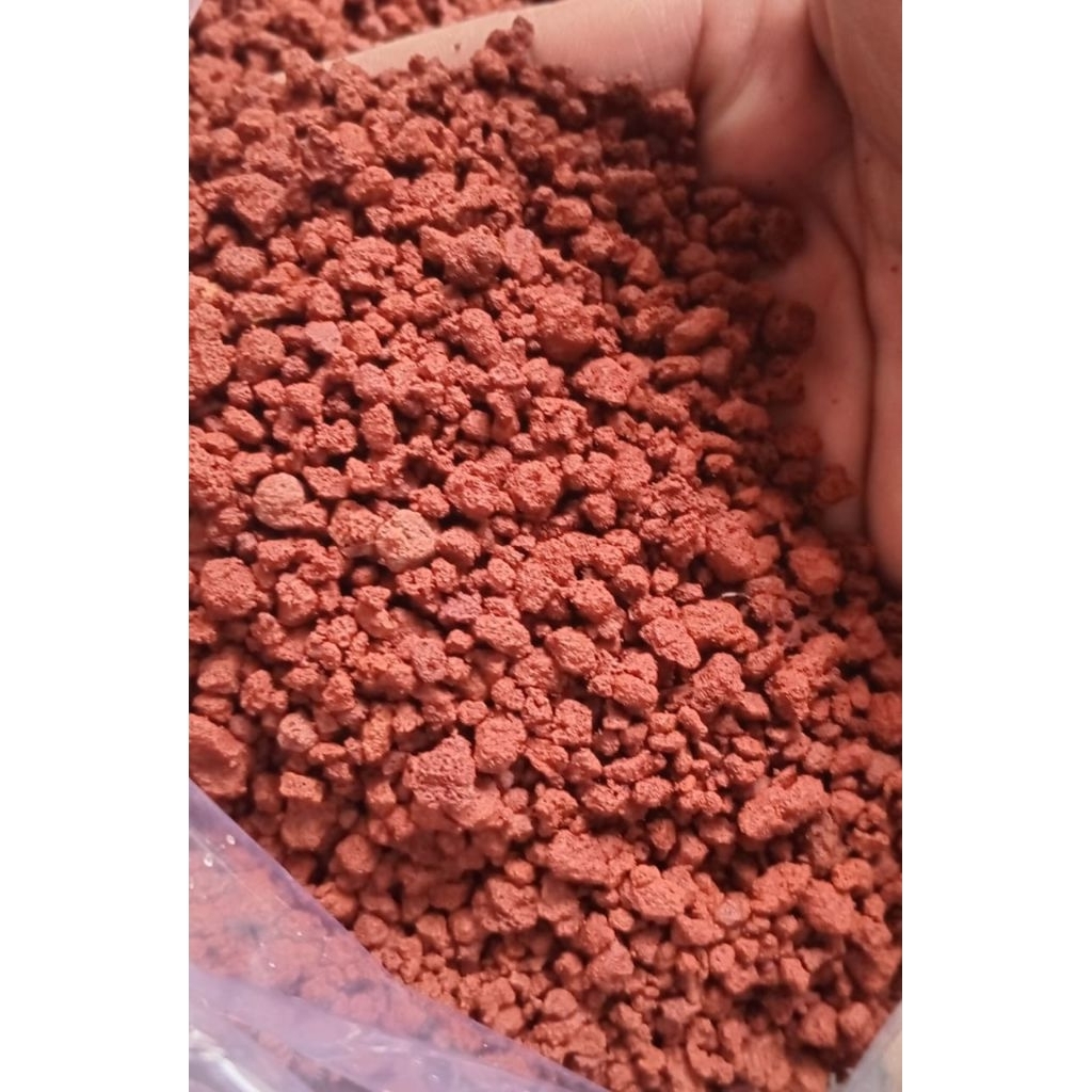 full merah Pasir malang merah 1kg/Pasmal merah aquascape/Pasir malang merah halus no 0,5/Pasir malan
