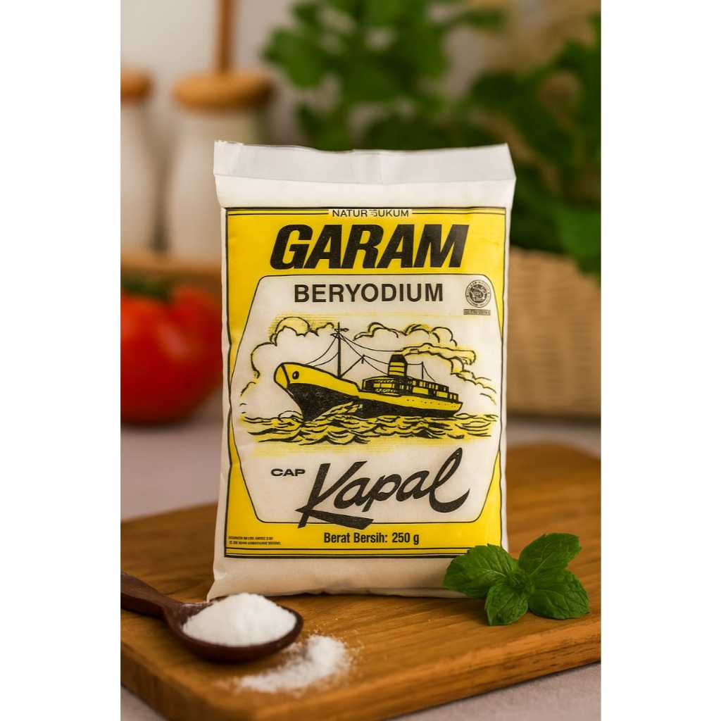 

Garam Beryodium Cap Kapal 250 gram