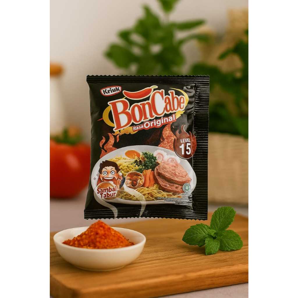 

Bon Cabe® Sambal Tabur Sachet Kemasan Level 15 (1 PCS)