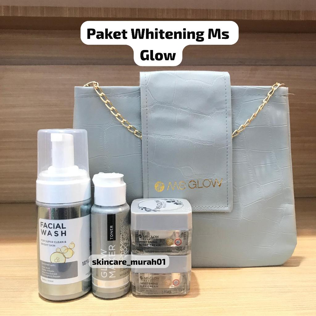 Ms Glow Whitening Series Paket Ms Glow Whitening Ms Glow Paket Whitening Ori Ms Glow Original