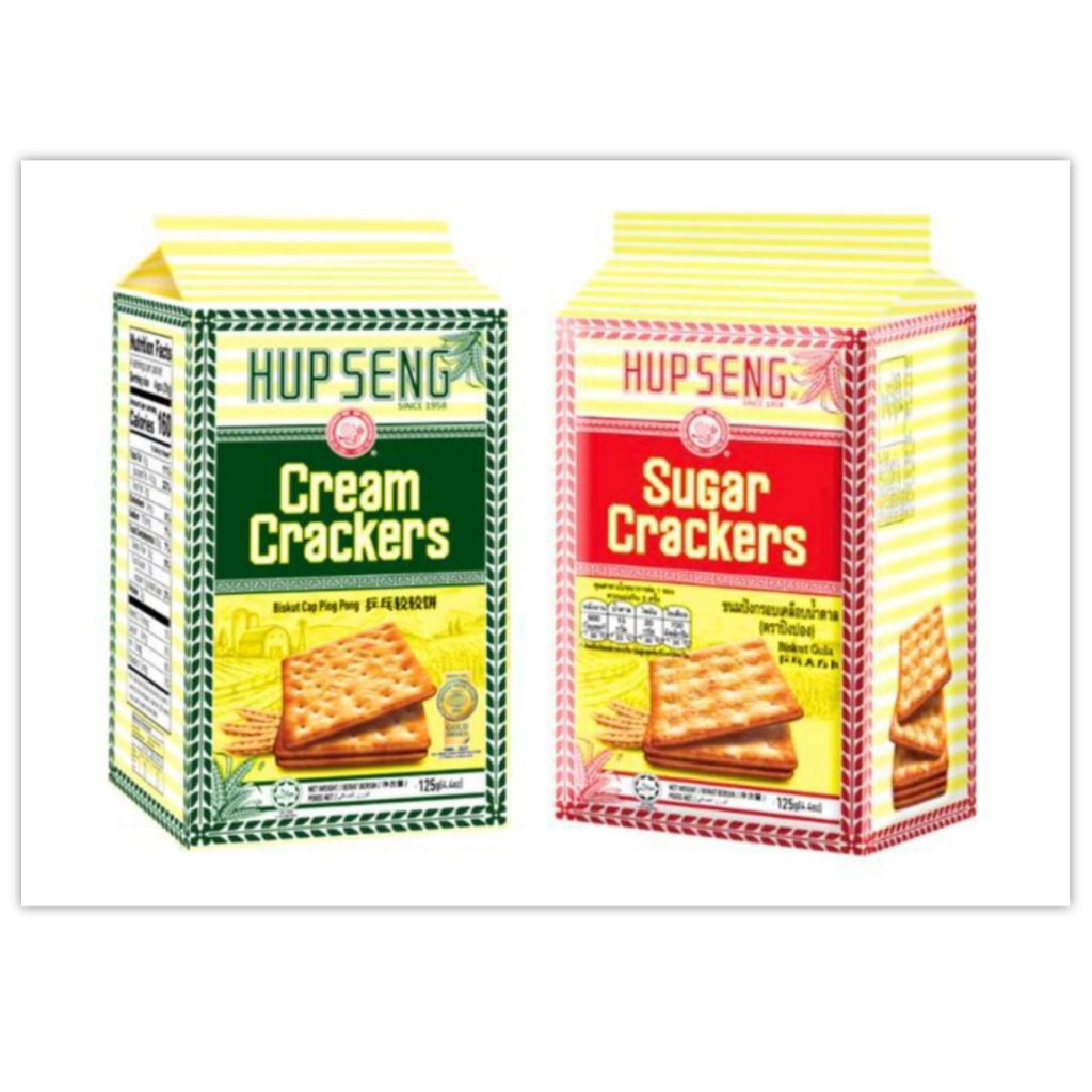

Hup Seng Cream Sugar Crackers 428 gr Biskuit Cemilan