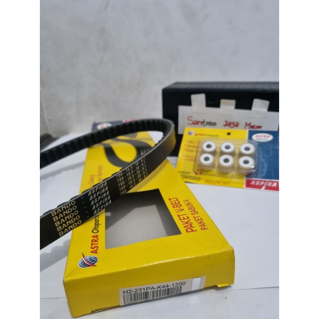 Van Belt V-Belt V Belt Set + Roller K44 Beat Esp Pop Esp Asli Original Aspira