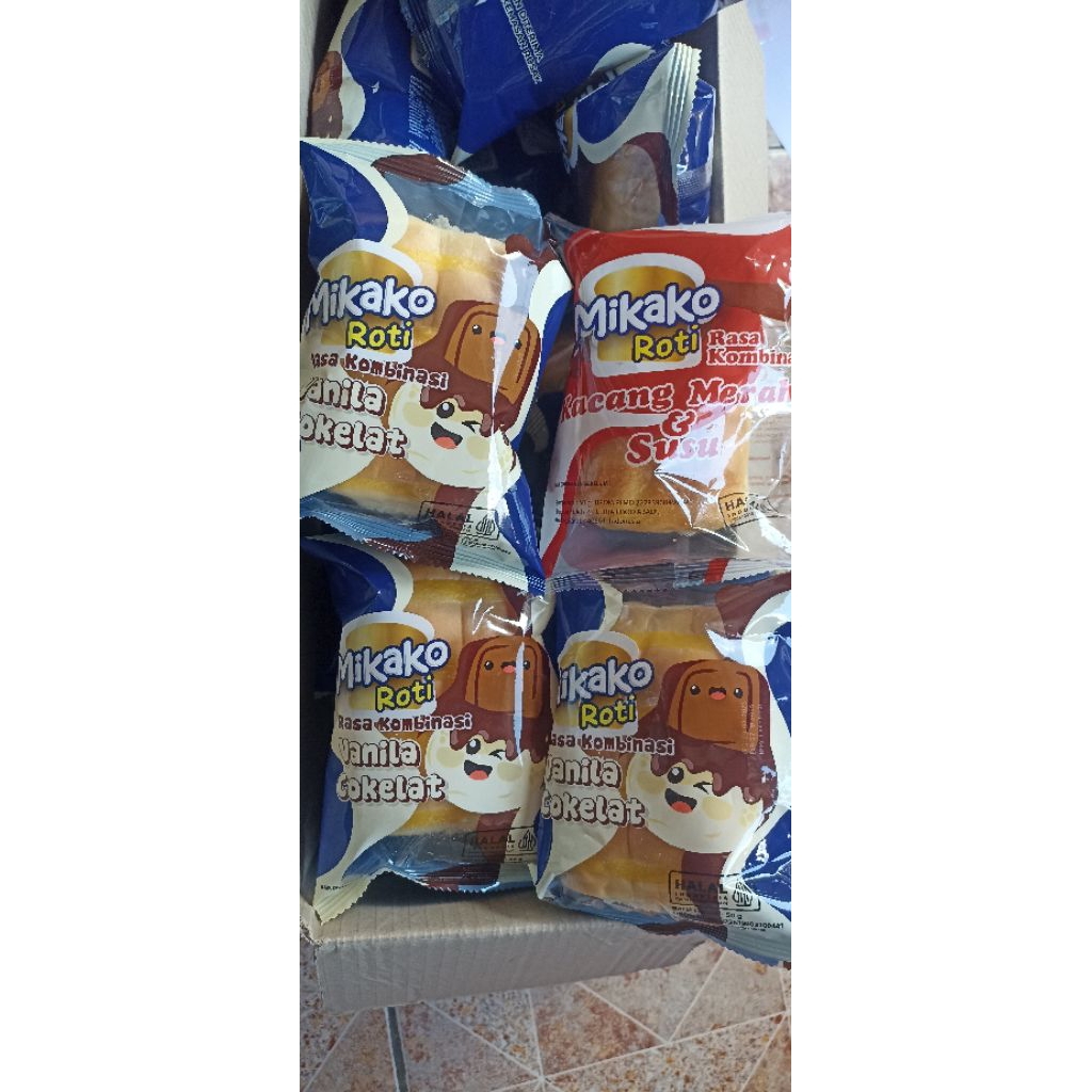 

Roti mikako rasa kombinasi lembut enak baca deskripsi produk 3 pcs