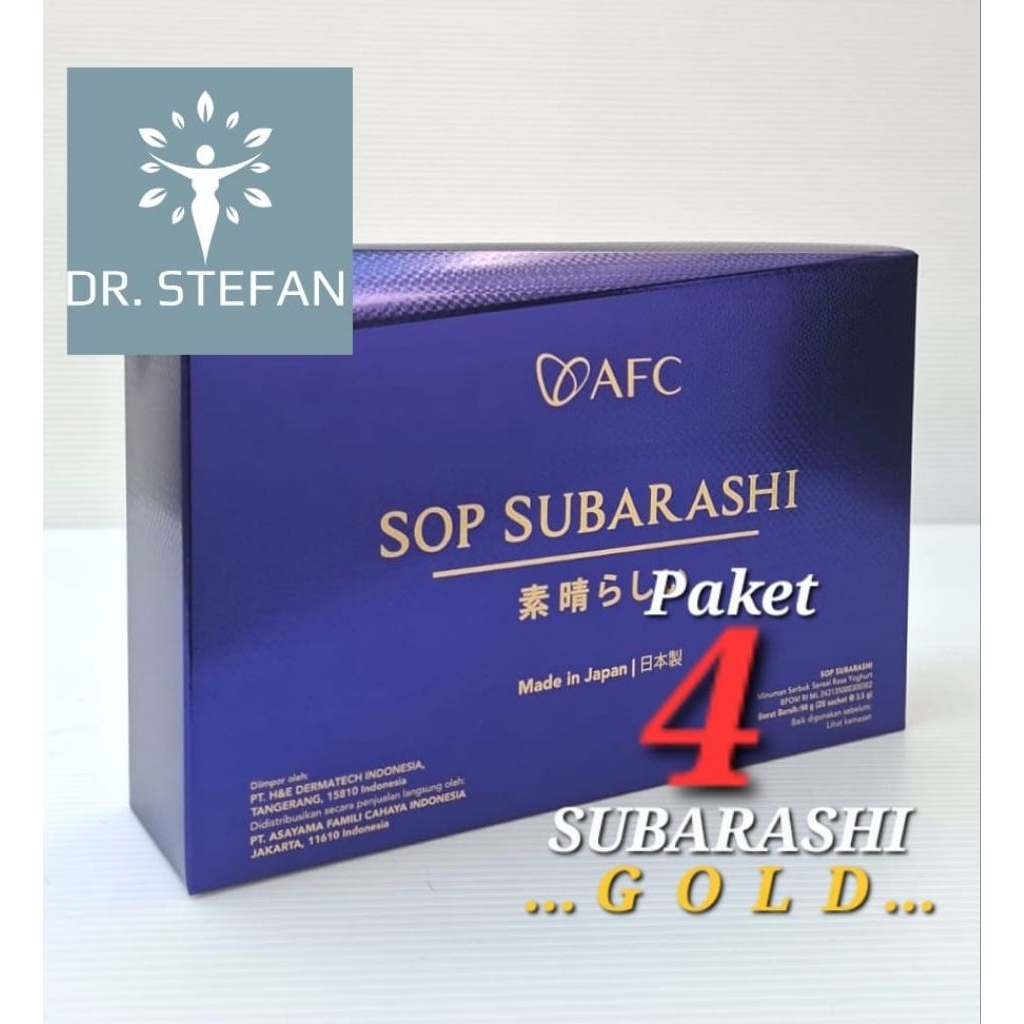 

SUBARASHI GOLD 4 BOX