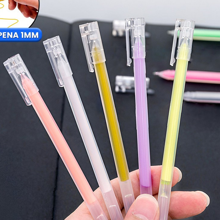 

JG - PULPEN JEL TINTA HITAM CASE BENING GLITTER MURAH