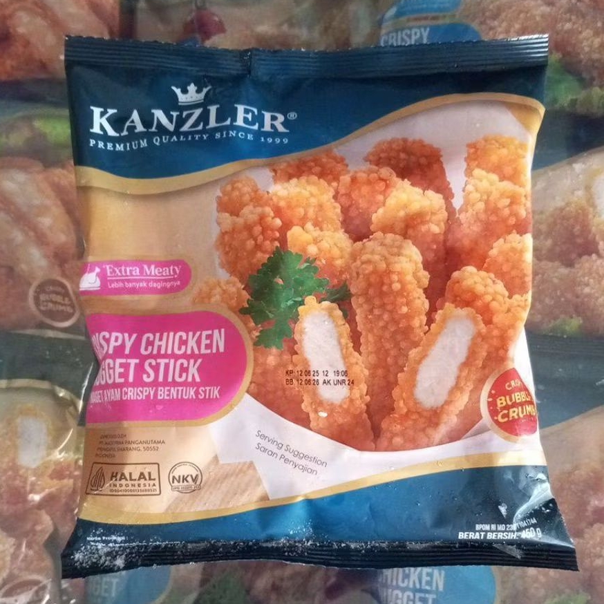 

KANZLER Crispy Chicken Nugget STiCK (Crispy Bubble Crumbs) 450gr 450 gram