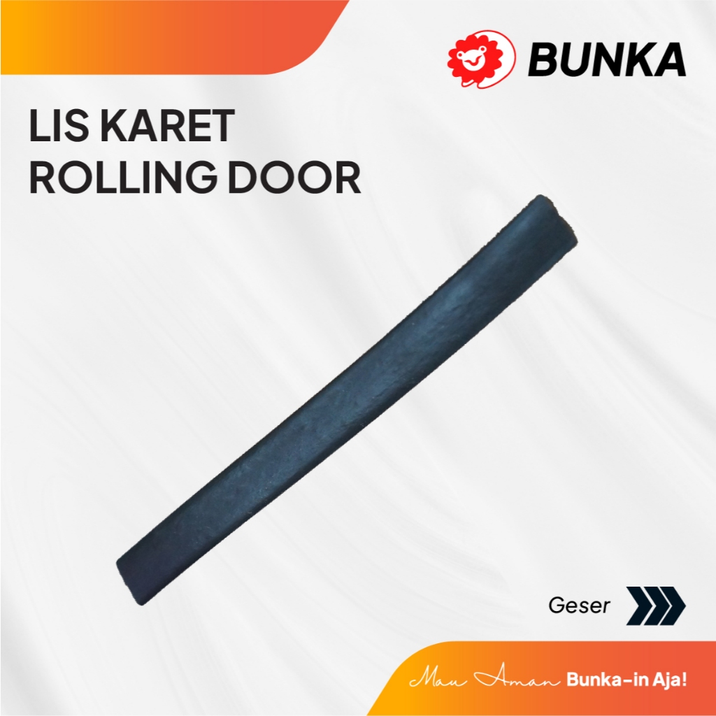 LIST KARET | ROLLING DOOR | PANJANG 10METER | 45 METER(1ROLL)