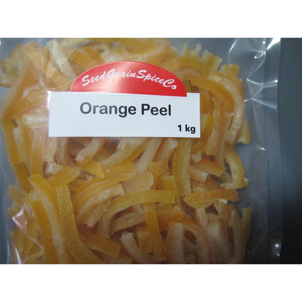 

ORANGE PEEL STRIP CANDIED / DRIED 60x5x6mm