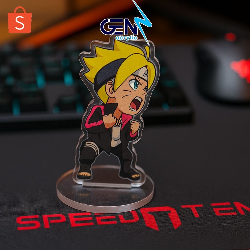 Figure Akrilik Anime Naruto & Boruto | Standee Karakter Chibi Lucu