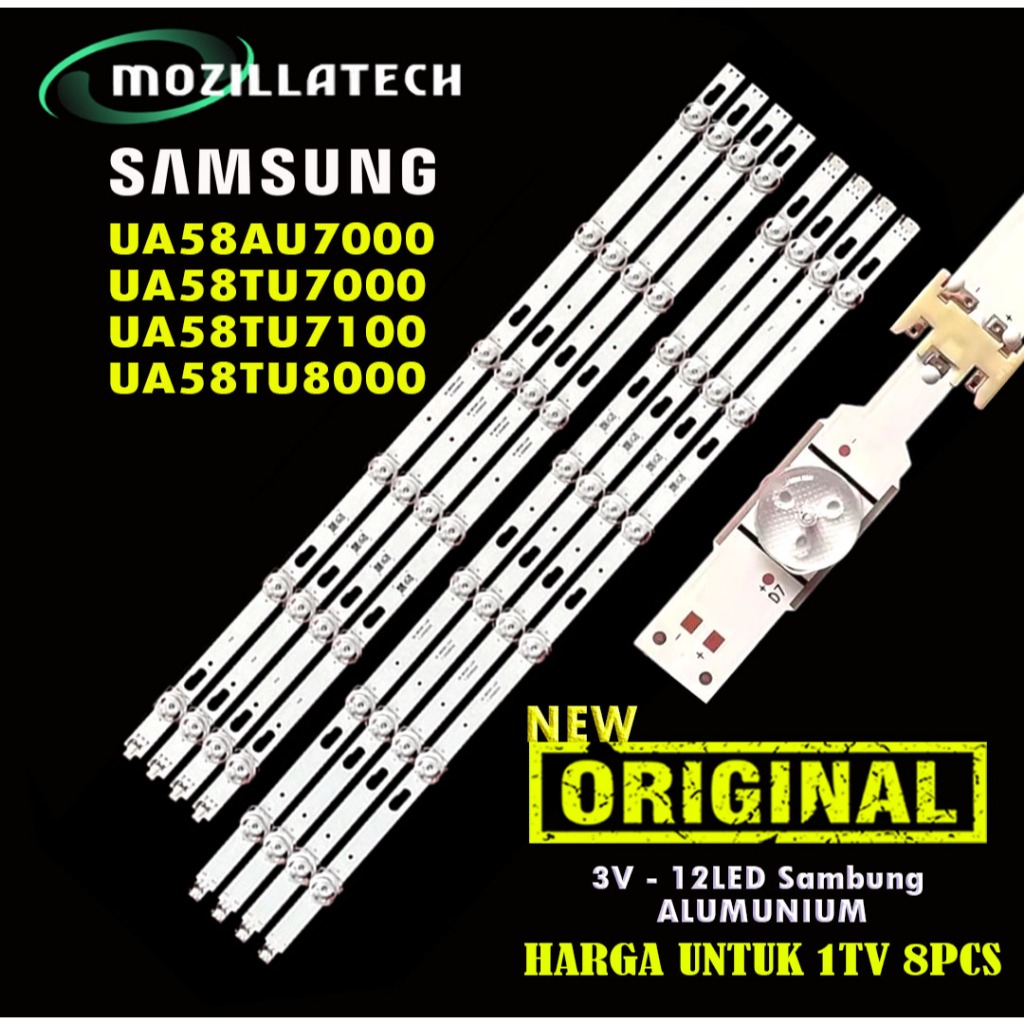 BACKLIGHT SAMSUNG UA58AU7000 UA58TU7000 UA58TU7100 UA58TU8000 58AU7000 58TU7000 58TU7100 58TU8000