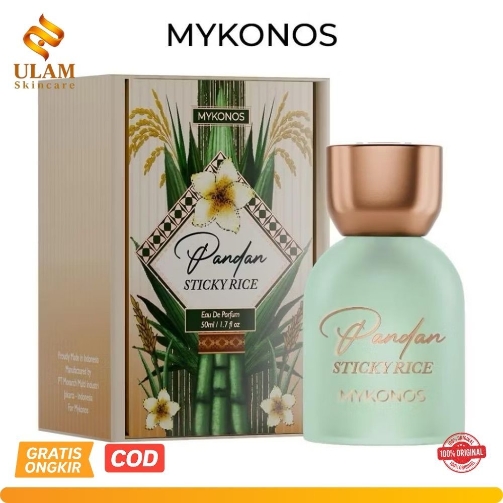 Mykonos Pandan Sticky Rice EDP 50ML parfum parfume perfume pengharum pewangi tubuh badan tahan lama 