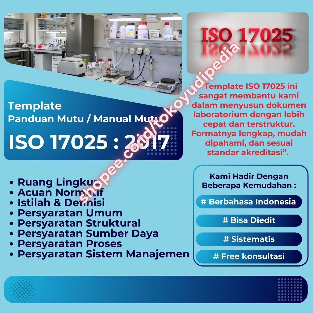 

YMA01 - TEMPLATE PANDUAN MUTU / MANUAL MUTU / QUALITY MANUAL ISO 17025:2017