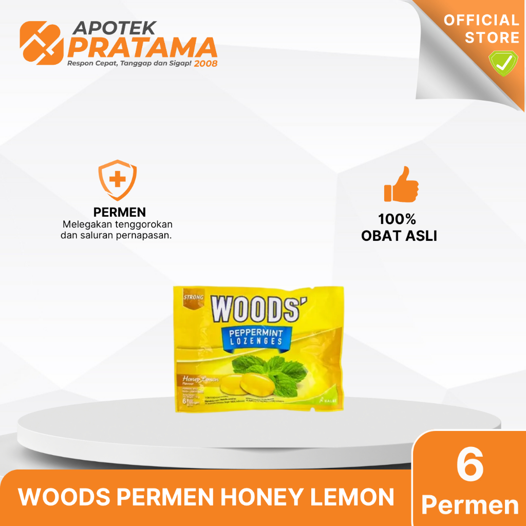 

WOODS PERMEN HONEY LEMON LOZ