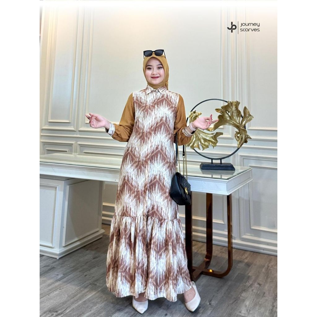 Selena Dress by Journey✔️gamis motif gamis cantik, gamis journey