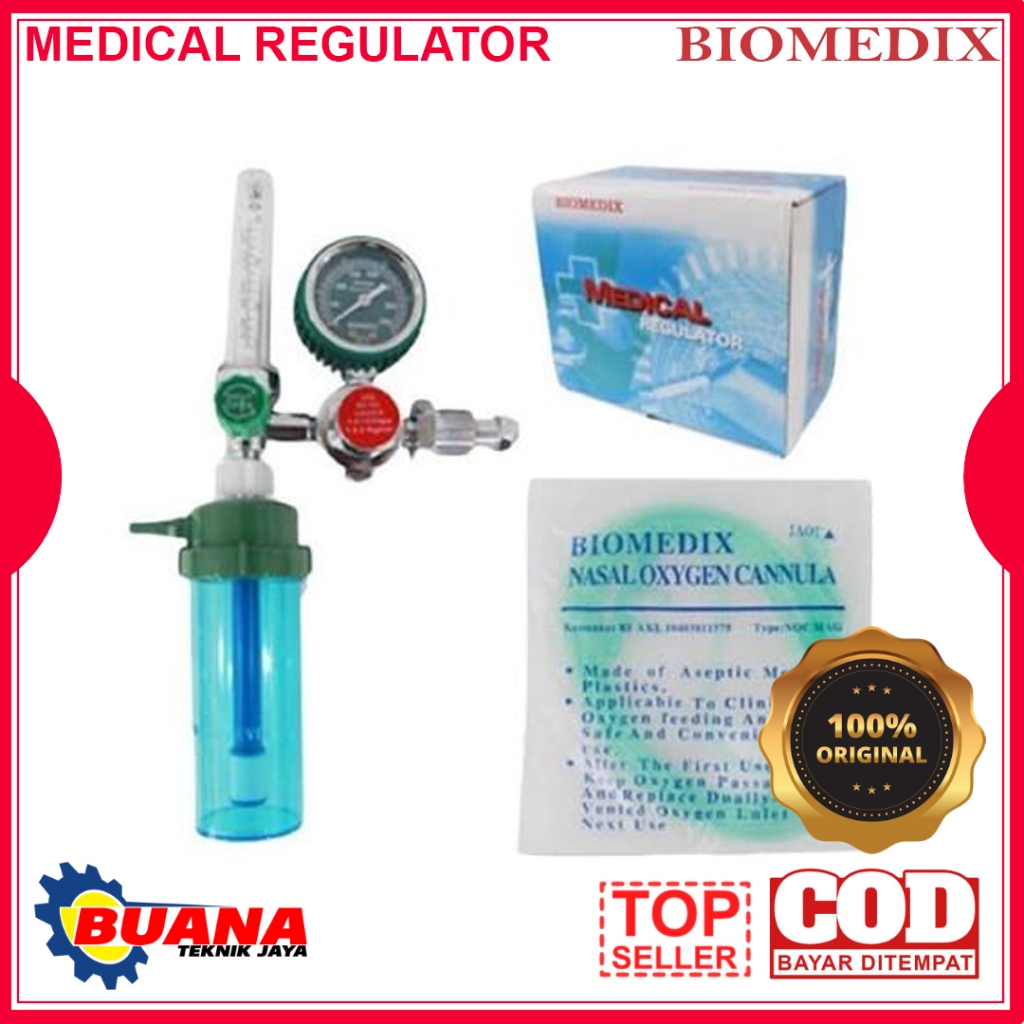 Biomedix Regulator Oksigen Medis / Medical Regulator Klinik
