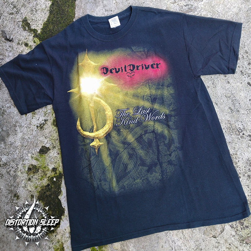 Tshirt Band Devil Driver 'The Last Kind Words' / Size M / 95% / Tag Gildan Heavy Cotton
