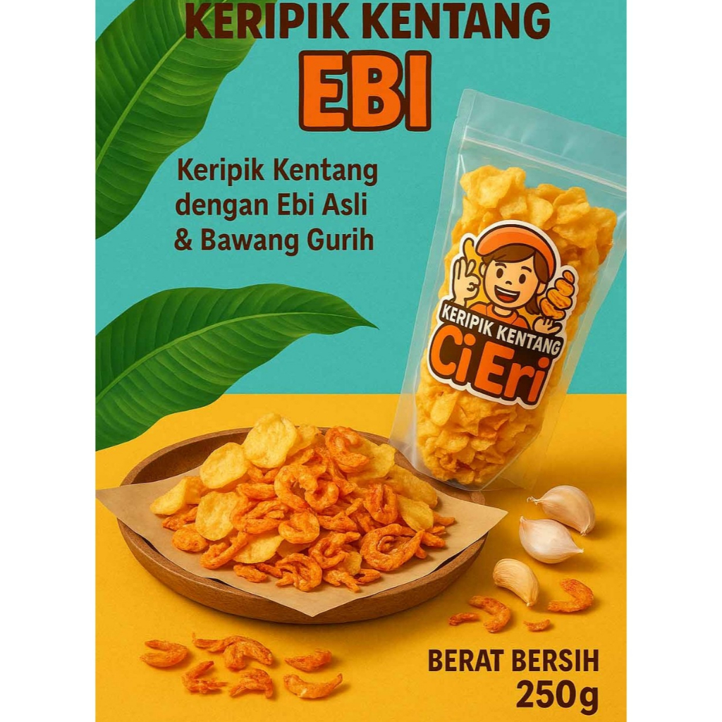 

Keripik Kentang Ebi Ci Eri – Snack Gurih Renyah Premium