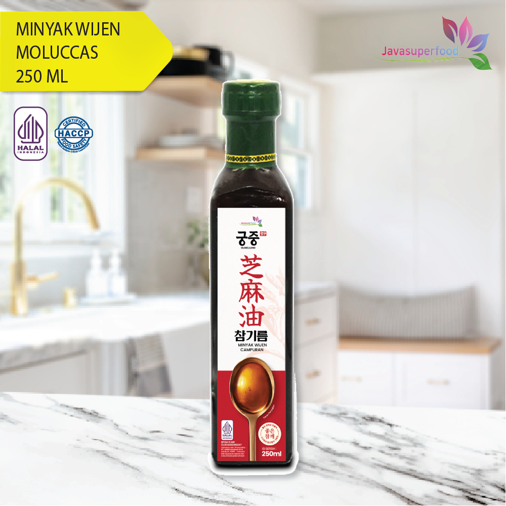 

MINYAK WIJEN MOLUCCAS / SESAME OIL KOREA 250ml