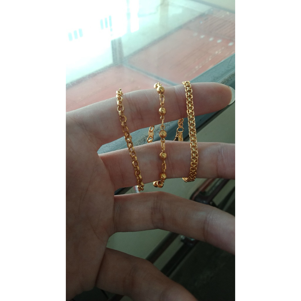 Gelang Emas muda Asli untuk Anak dan bayi High Quality Berat 2 Gram